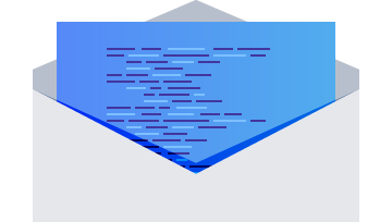 illustration of HTML Email code