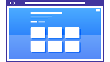 illustration of web design