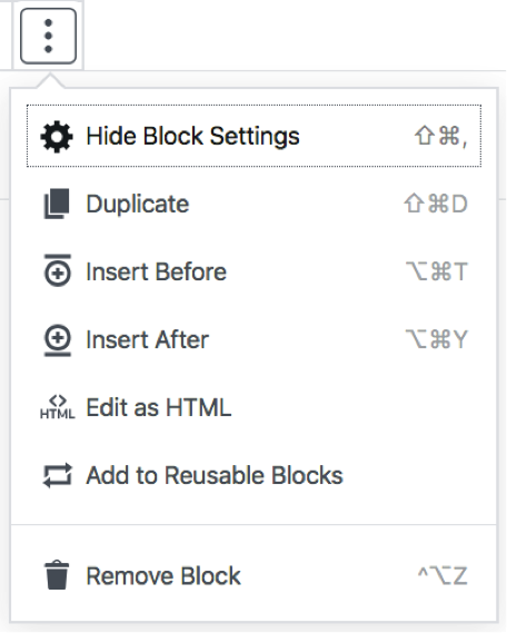 Wordpress Blocks are Reusable