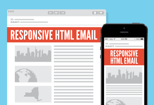 Responsive HTML Email visual