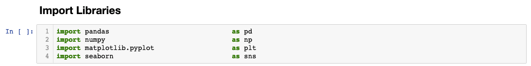 Importing Libraries Python