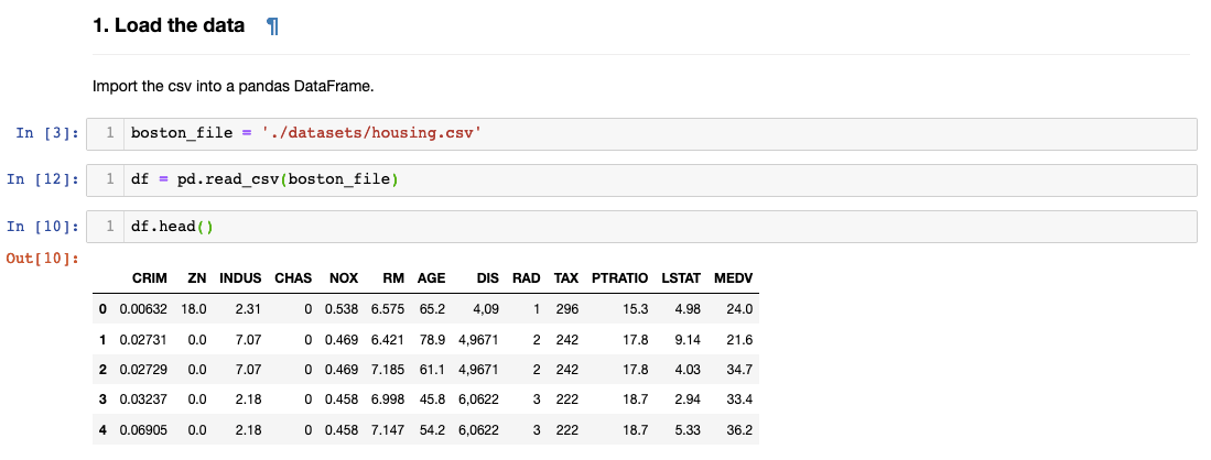 Loading Data Python