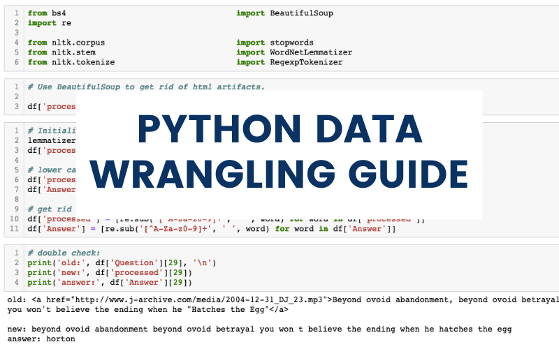 Python Data Wrangling Cover Photo