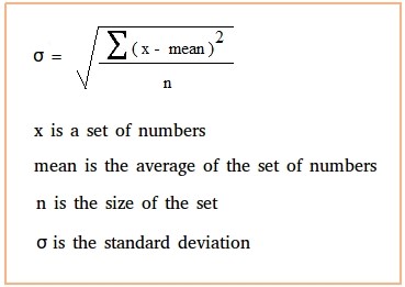 Standard Deviation Formula