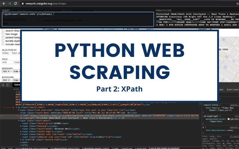 Web Scraping XPath Hero Image