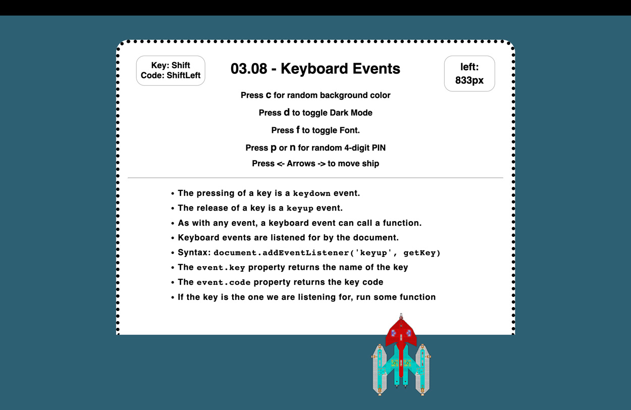 Keyboard-Events-DOM
