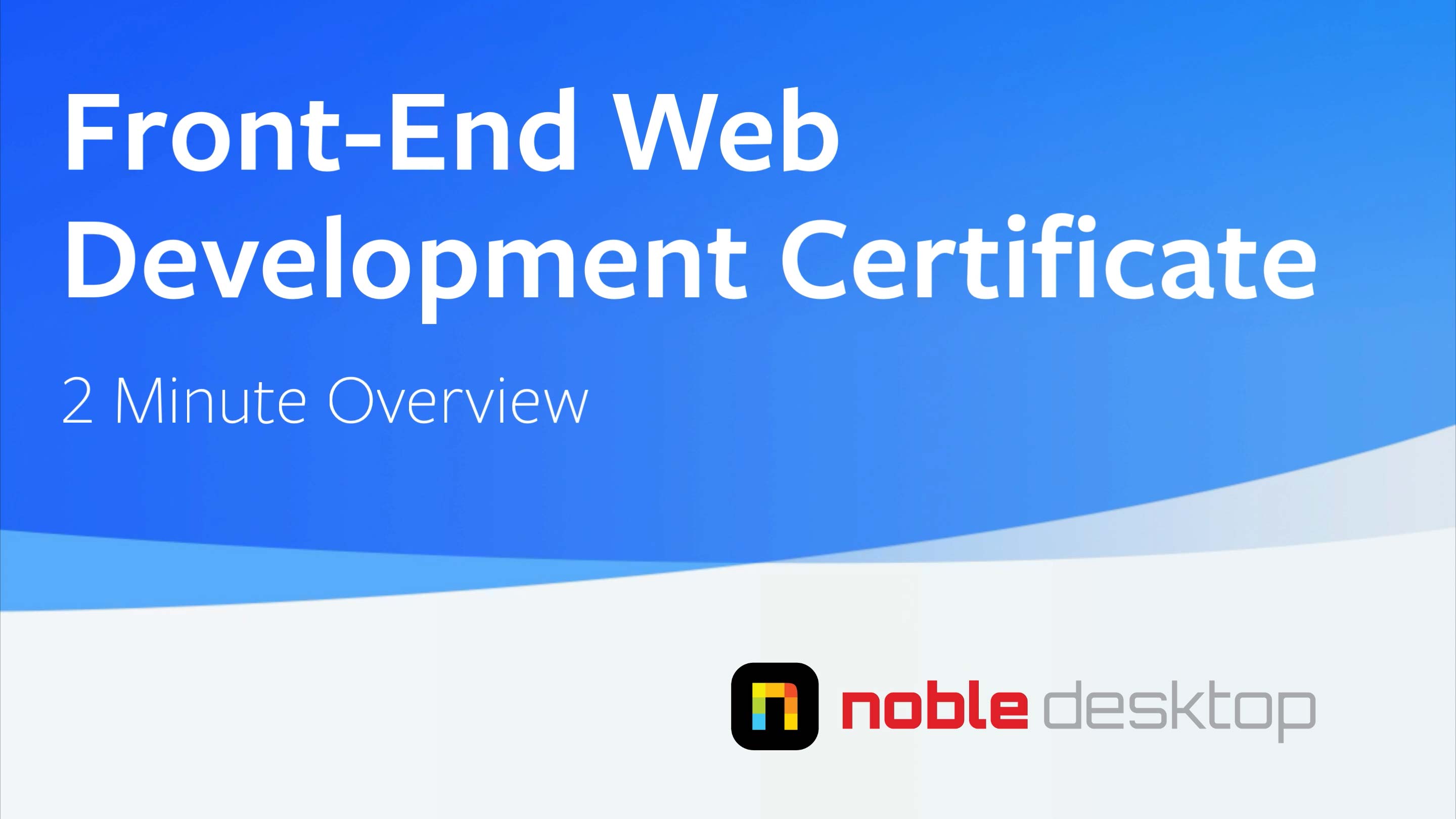 Front-End Web Development Certificate NYC or Online | Hands-on Web